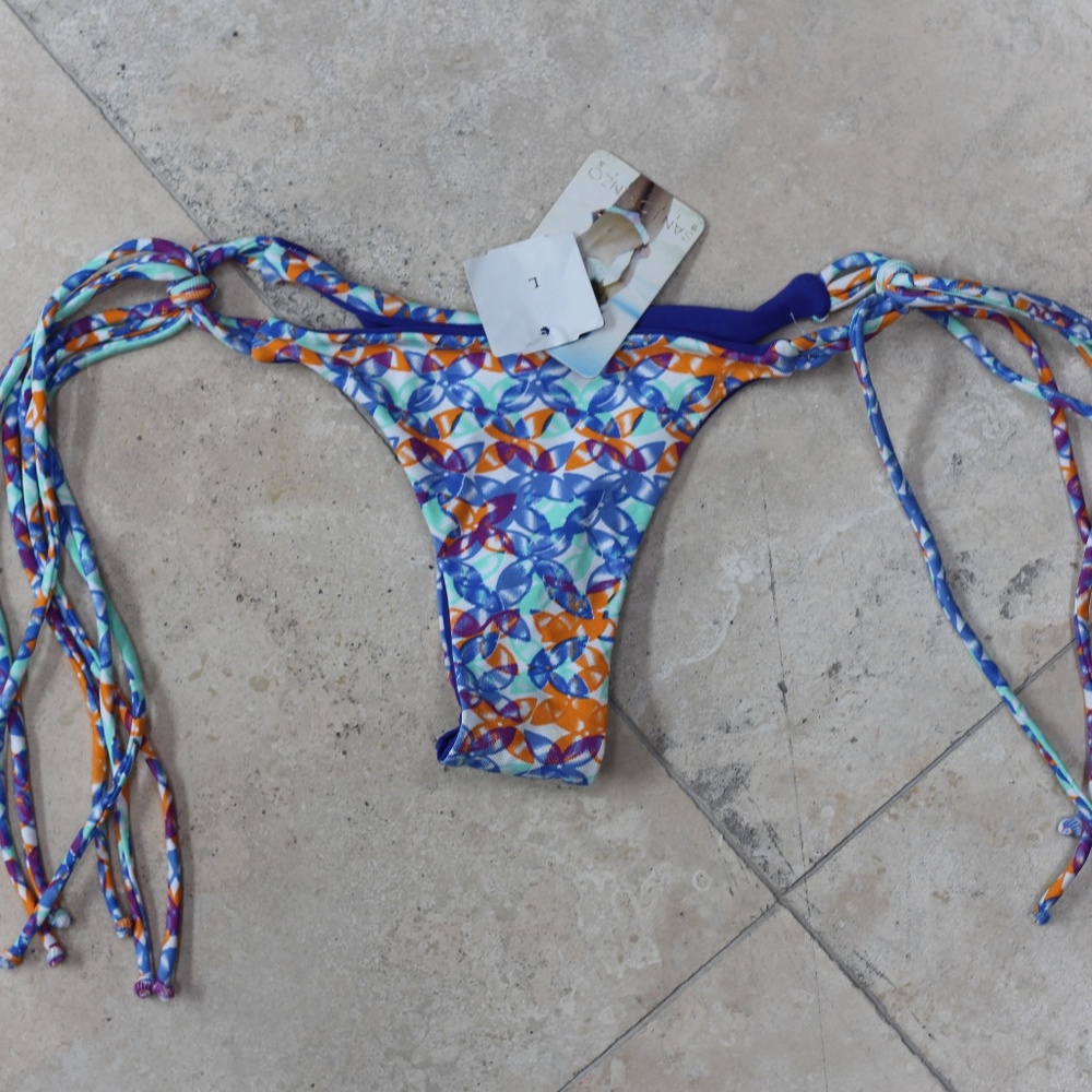 Reversible San Lorenzo Thong Swim Bottom Brand New